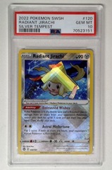 V1491: 2022: Radiant Jirachi: 120/195: Silver Tempest: PSA: 10: GEM MT: 70523151